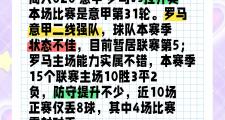 开云体育登录-包含拉齐奥防守失常，遭遇四轮不胜衰落至积分榜中游的词条